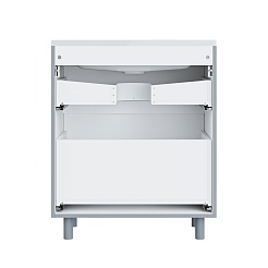 Vivon Тумба с раковиной Shelly 70 серая матовая – фотография-14